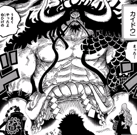 Kaido is stated to be incapable of dying besides his countless suicide efforts.
