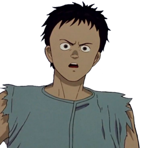 Tetsuo Shima Big Forehead Akira 1988 Movie Render.png