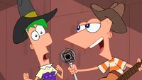 Phineas singing Truck Drivin' Girl