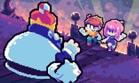 Olly as seen in the ending cutscene of Curse Crusher