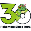 Caterpie's art for Pokémon's 30th anniversary