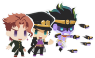 Star Platinum's High School Students Burdened with Fate variant in JOJO'S PITTER-PATTER POP!