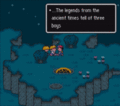 The initial prophecy given in MOTHER 2