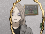 Girl is tired of her adventure in the mansion