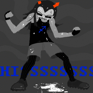 Equius angry over spilled milk.gif