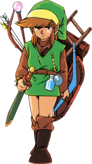 Link LOZ with items.png