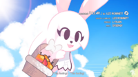 Ami as a bunny in the intro of 008