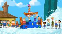 Phineas and Ferb as The Snowboard Champions in S'Winter