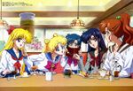 The Inner Senshi in their civilian forms.