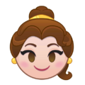 Belle as she appears in Emoji Blitz