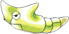 Metapod's render art from Pokémon Red & Blue