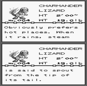 Charmander Pokemon Red Pokedex Entry.png