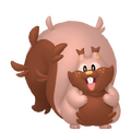 Greedent's render in Pokémon Home
