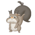 Skwovet's model in Pokémon Masters