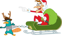Doofenshmirtz as santa