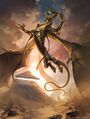 The art of Bolas in the Planeswalker deck for starters