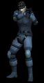 Polygon model of Solid Snake.