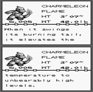 Charmeleon Pokemon Red Pokedex Entry.png