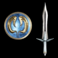 Omega Sword & Elk Shield