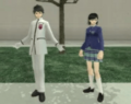 Hazama and Reiko's outfits in Shin Megami Tensei IMAGINE