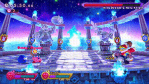 Meta Knight's telekinesis-Kirby Fighters 2.gif