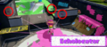 An Inkling being able to track opponents with Echolocater