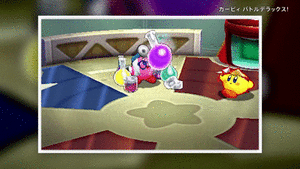 Kirby Battle Royale Trailer (JP)-Doctor Kirby's Sleeping Gas.gif