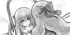 Ellen under the illusion of the magic, masking her illness. Art by Fummy.