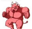 The Minotaur boss from Kid Icarus Of Myths and Monsters, depicted as a bull-headed warrior