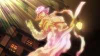 Joseph's spirit in the JoJo's Bizarre Adventure: Stardust Crusaders anime adaption