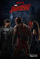 Marvel's Daredevil Season 2 poster featuring Elektra