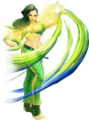 Official art of Street Fighter V Laura Matsuda.
