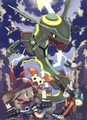 Official Artwork of Rayquaza