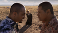 Nacho and Tuco sparring Jimmy