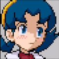 Krista's blushing face icon