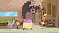 Phineas and Ferb's gift for Candace last year