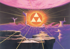 600px-ALttP The Triforce in the Golden Land Artwork.png