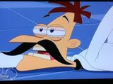 Doofenshmirtz with a mustache
