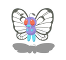 Butterfree's sprite from Pokémon Sleep