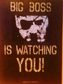 Big Boss on an in-game poster from Metal Gear Solid V: The Phantom Pain, refencing Big Brother from Nineteen Eighty-Four.