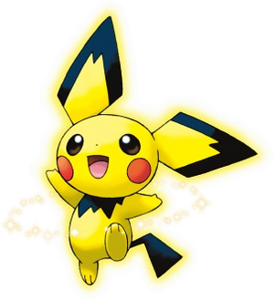 Pikachu-colored Pichu