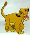 A pin of Simba