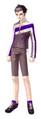 Protagonist's leather jacket first seen in the vanilla Japanese version, unlockable via New Game+