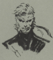 Yoji Shinkawa concept art for Solid Snake.