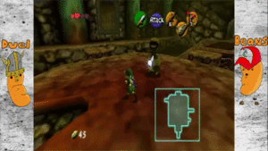 Young Link Outpaces Beamos Beams.gif