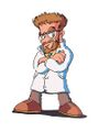 Dr. Cossack's original artwork from Mega Man 4.