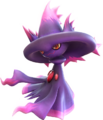 Uses Ominous Wind to attack the opponent and temporarily increase the user's attack power.
