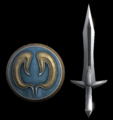 Omega Sword & Elk Shield