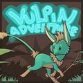 A teal and brown Vulpin seen in the game's intro screen.
