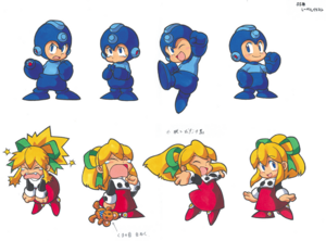 MM8 Chibi Mega Man and Roll.png